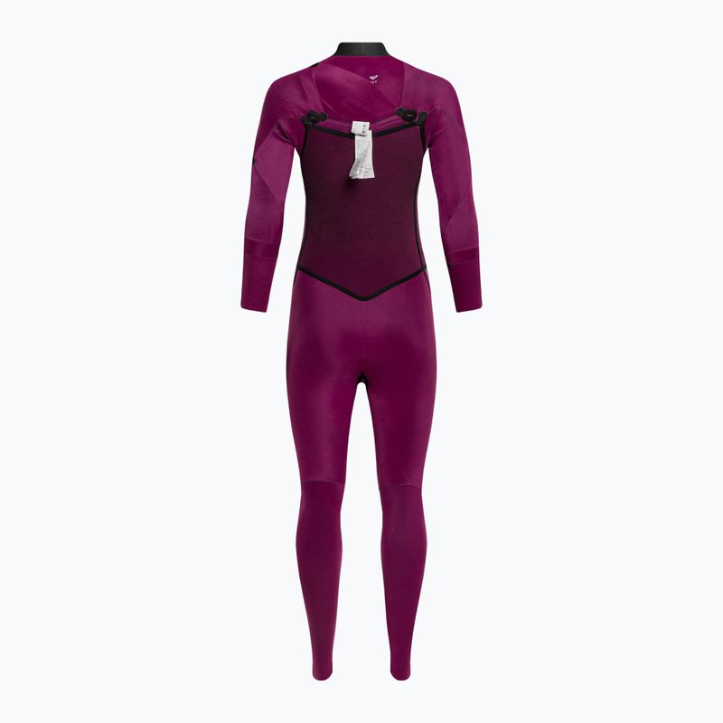 Women's wetsuit ROXY 4/3 Syncro FZ GBS 2021 grey 5