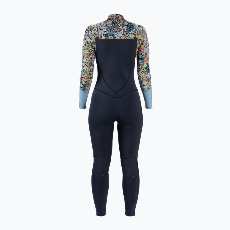 Women's wetsuit ROXY 4/3 MB FZ GBS J 2021 dark navy/allure/sulphur 2