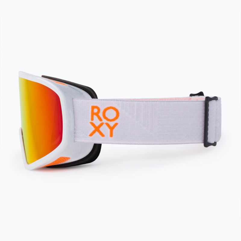 Women's snowboard goggles ROXY Feenity Color Luxe 2021 bright white/sonar ml revo red 4