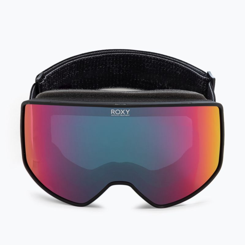 Women's snowboard goggles ROXY Storm Women J 2021 true black/amber rose ml rainbow 2