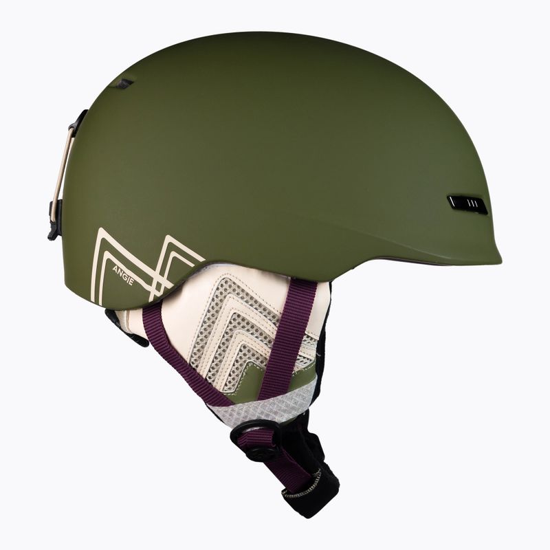 Women's snowboard helmet ROXY Angie 2021 burnt olive 3