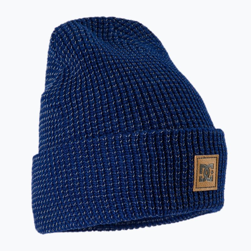 Men's winter beanie DC Sight blue print