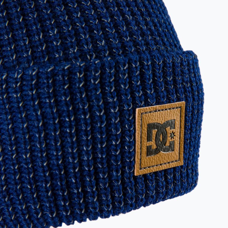 Men's winter beanie DC Sight blue print 3