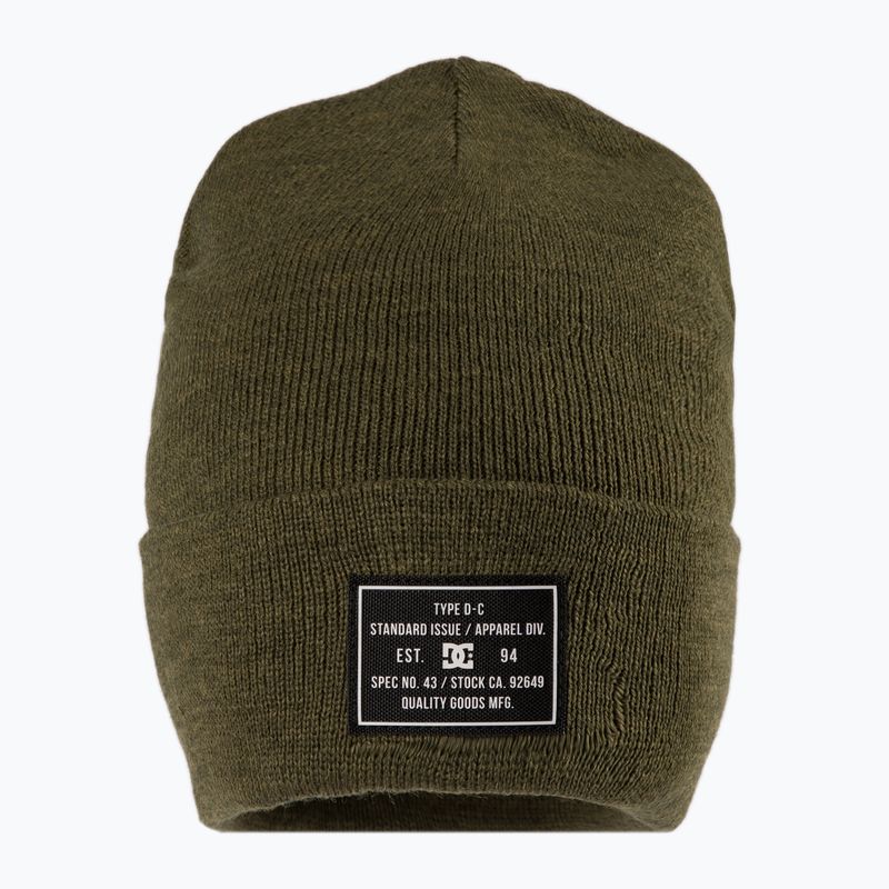 Men's winter beanie DC Label olive night 2