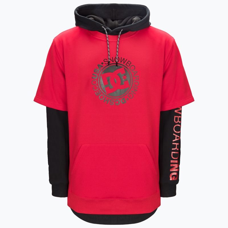 Men's snowboard sweatshirt DC Dryden racing red