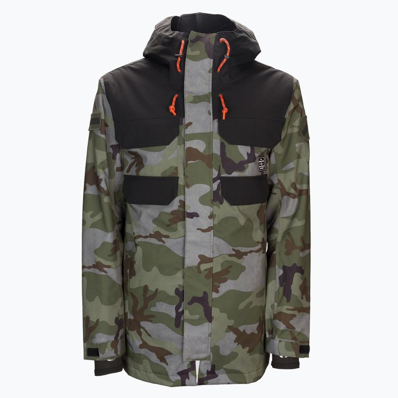 Men's snowboard jacket DC Haven woodland camo castlerock