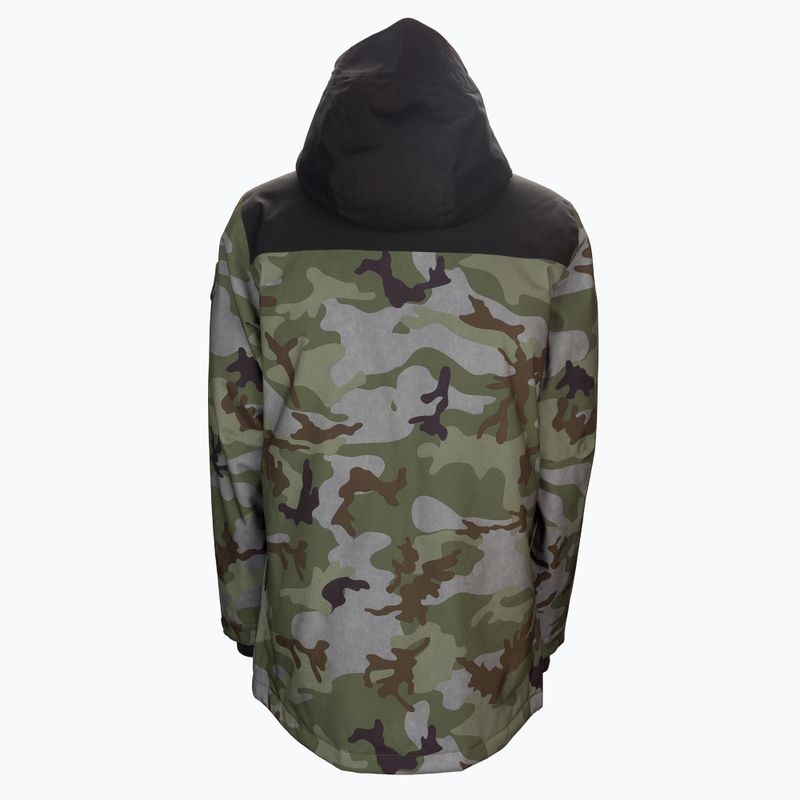 Men's snowboard jacket DC Haven woodland camo castlerock 2