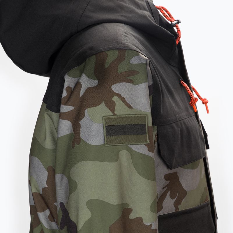 Men's snowboard jacket DC Haven woodland camo castlerock 4