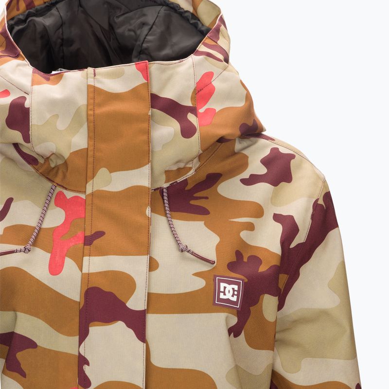 Women's snowboard jacket DC Cruiser woodland camo overcast 13