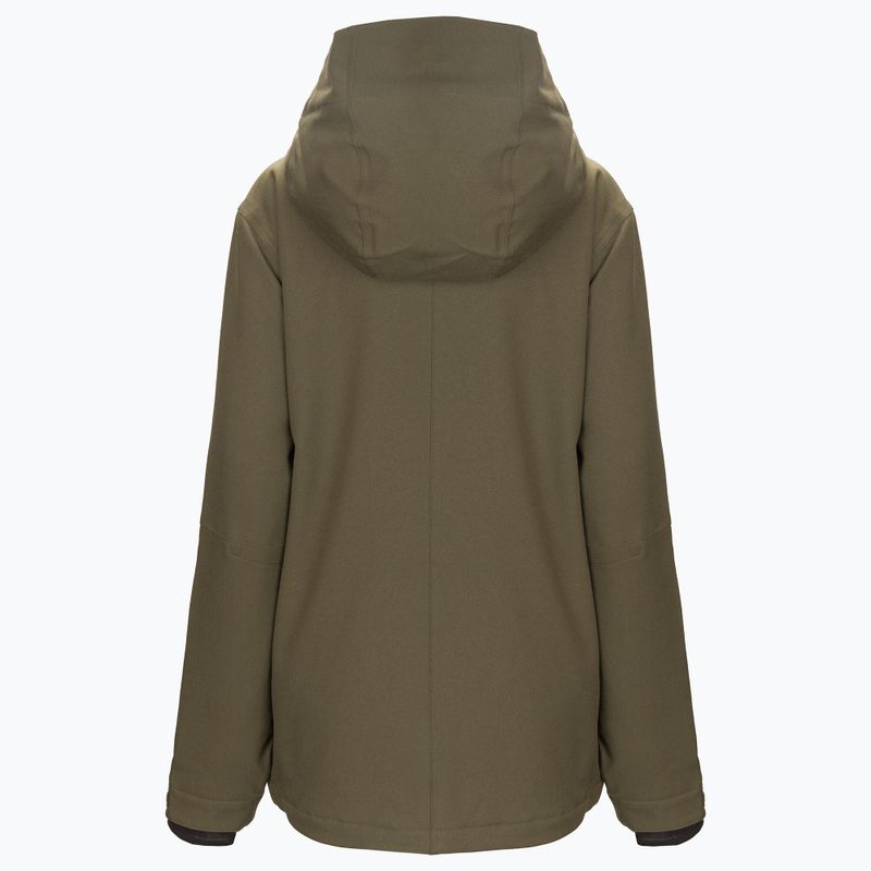 Women's snowboard jacket DC Liberate olive night 2