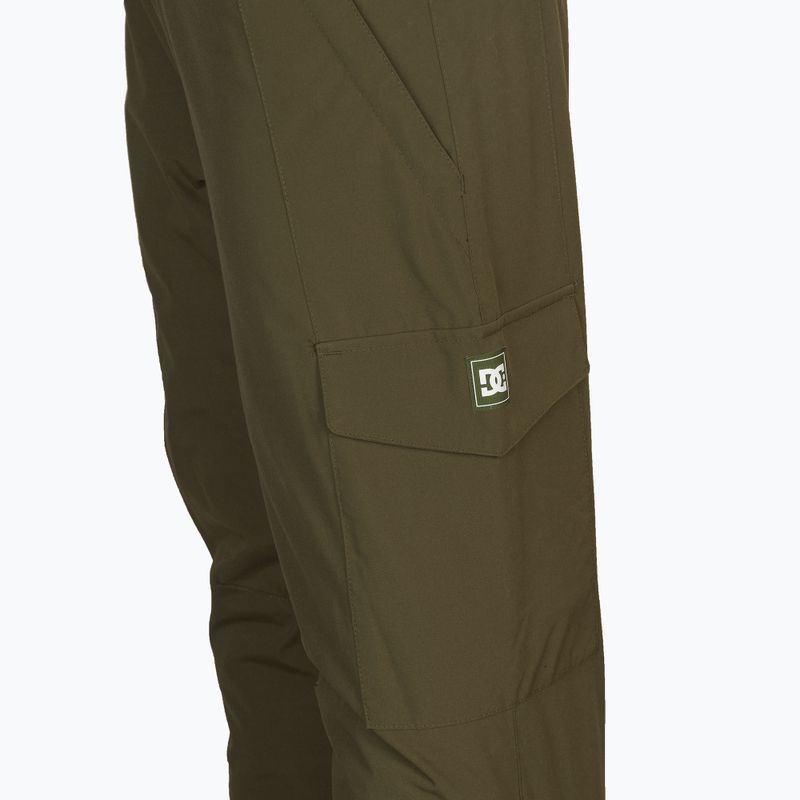 Men's snowboard trousers DC Nonchalant olive night 4