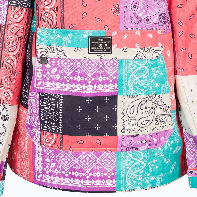 Women's snowboard jacket DC Savvy Anorak wmns/multi bandana 3