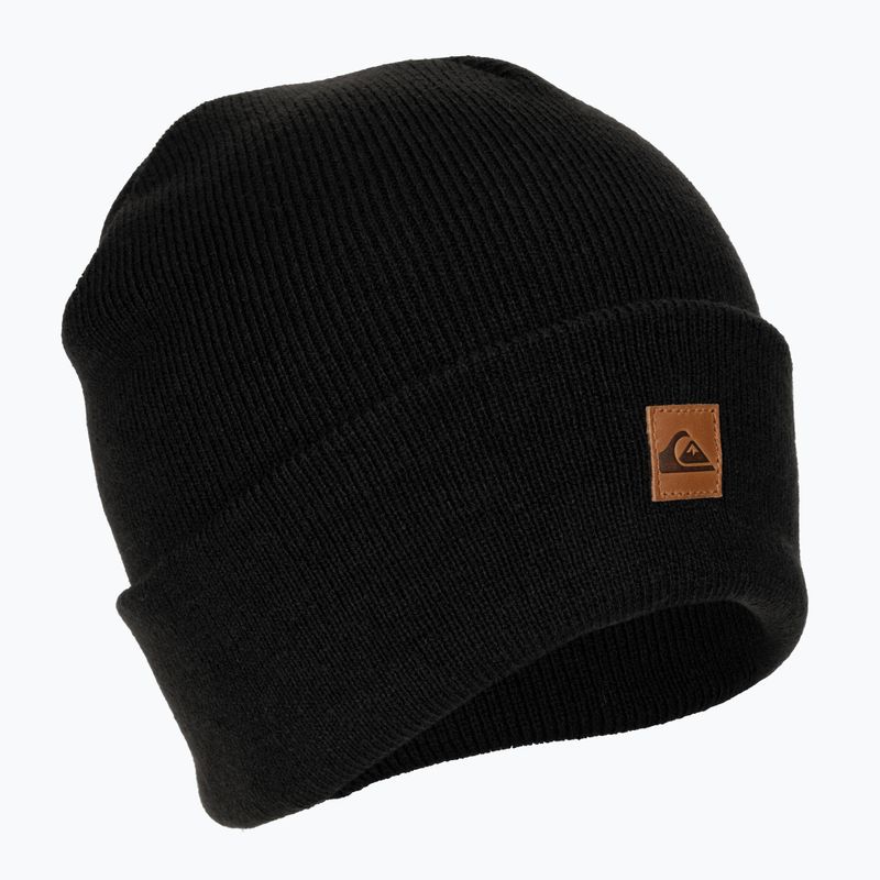 Men's Quiksilver Brigade Beanie snowboard cap true black