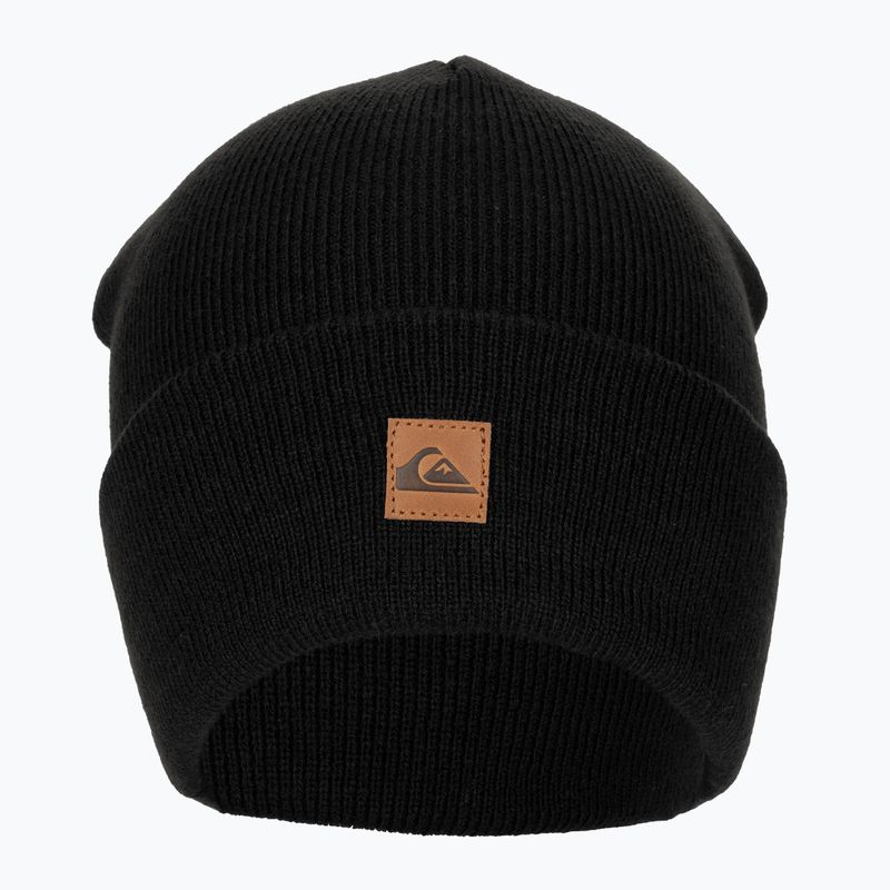 Men's Quiksilver Brigade Beanie snowboard cap true black 2