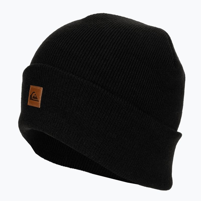 Men's Quiksilver Brigade Beanie snowboard cap true black 3