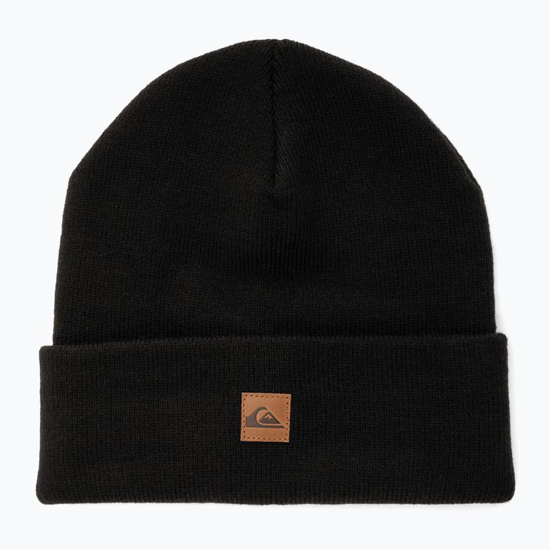Men's Quiksilver Brigade Beanie snowboard cap true black 5
