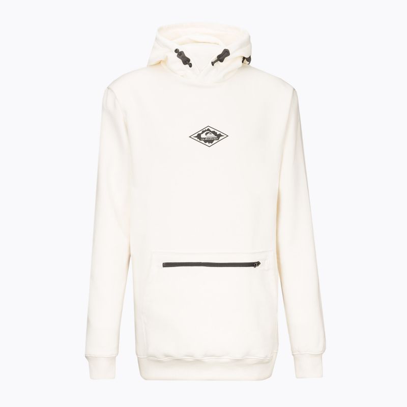 Quiksilver men's Big Logo Tech snowboard sweatshirt white EQYFT04378
