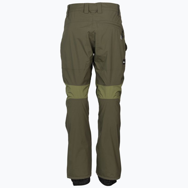 Quiksilver men's Tr Stretch snowboard trousers green EQYTP03165 2