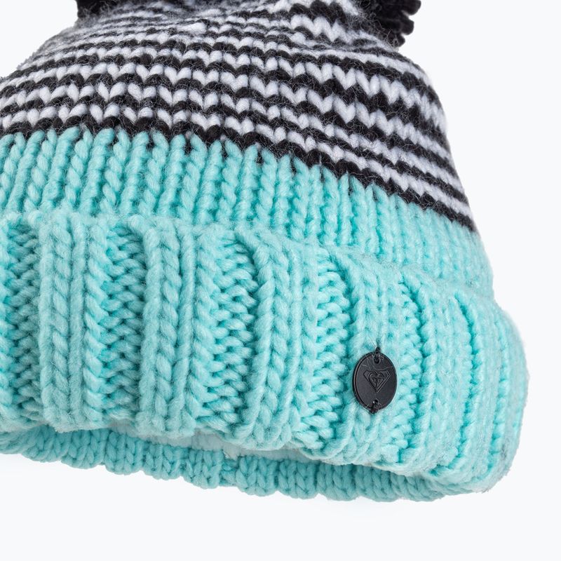 Women's winter hat ROXY Frozenfall 2021 blue 3