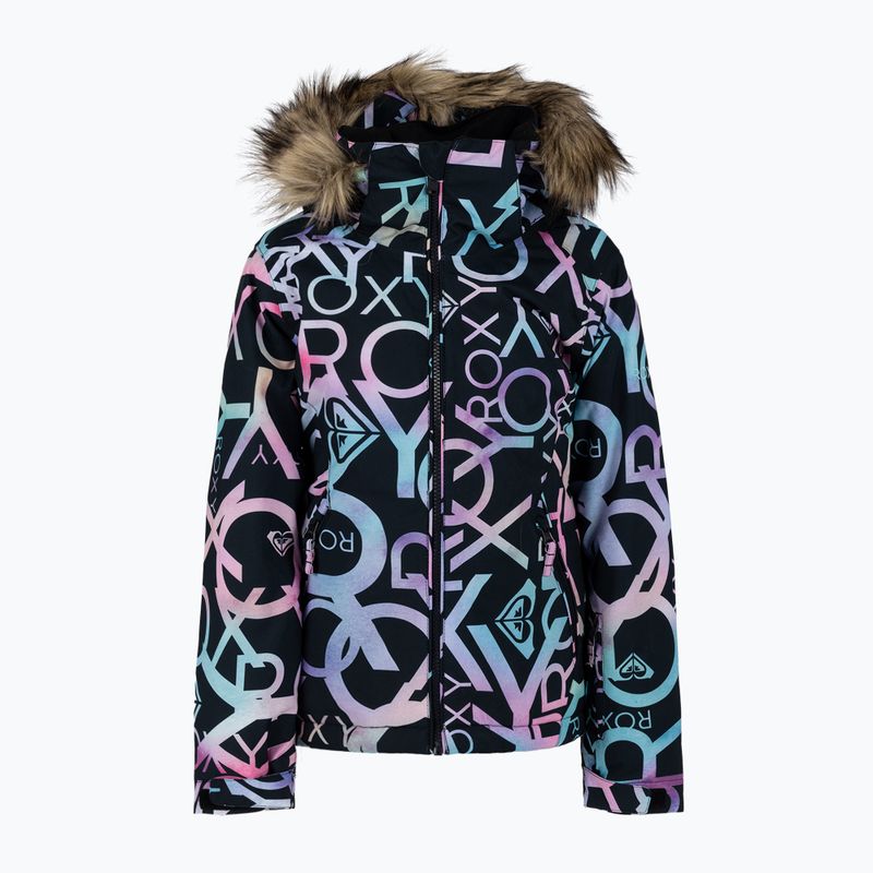 Children's snowboard jacket ROXY Jet Ski 2021 black