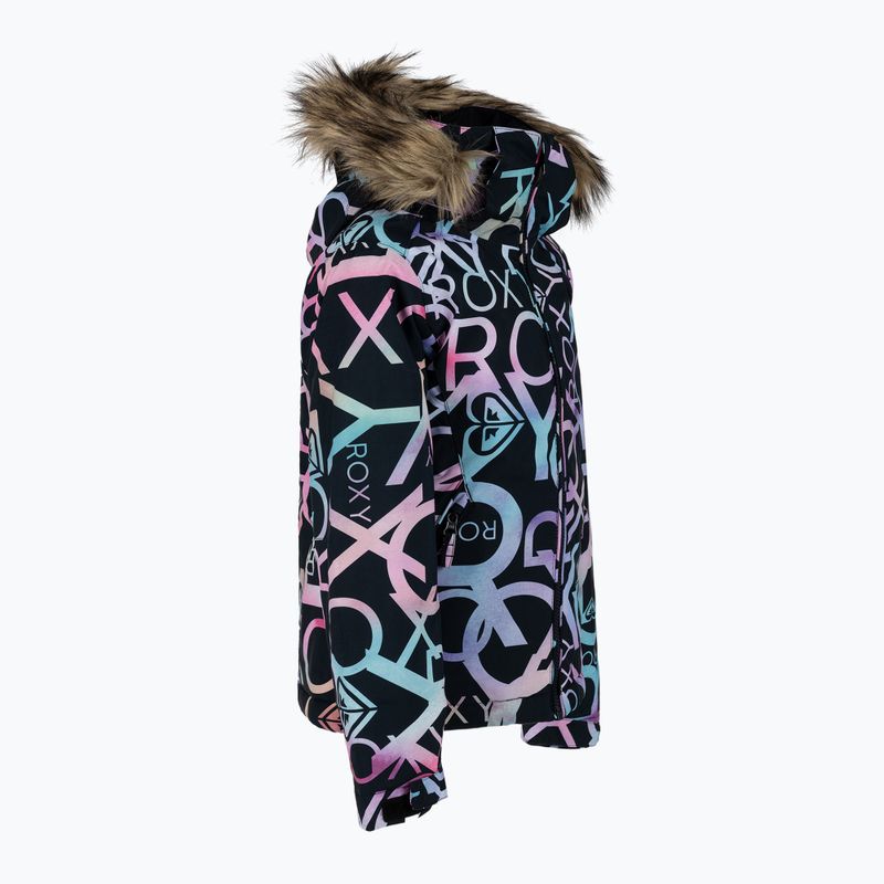 Children's snowboard jacket ROXY Jet Ski 2021 black 3