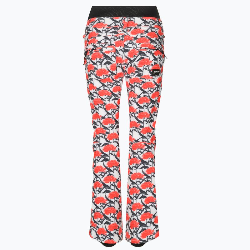 Women's snowboard trousers ROXY Rowley X ROXY High 2021 bright white/white red 9