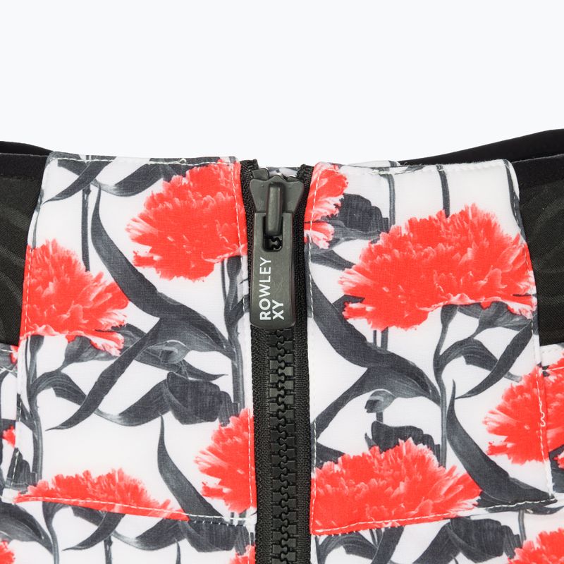 Women's snowboard trousers ROXY Rowley X ROXY High 2021 bright white/white red 10