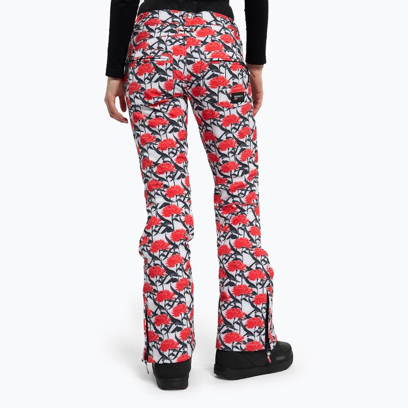 Women's snowboard trousers ROXY Rowley X ROXY High 2021 bright white/white red 4