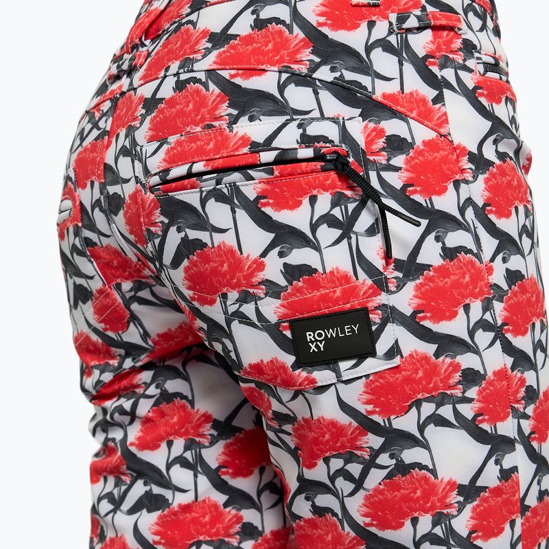 Women's snowboard trousers ROXY Rowley X ROXY High 2021 bright white/white red 5