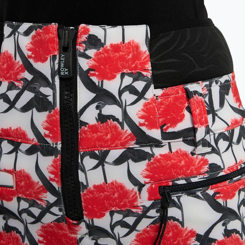 Women's snowboard trousers ROXY Rowley X ROXY High 2021 bright white/white red 6
