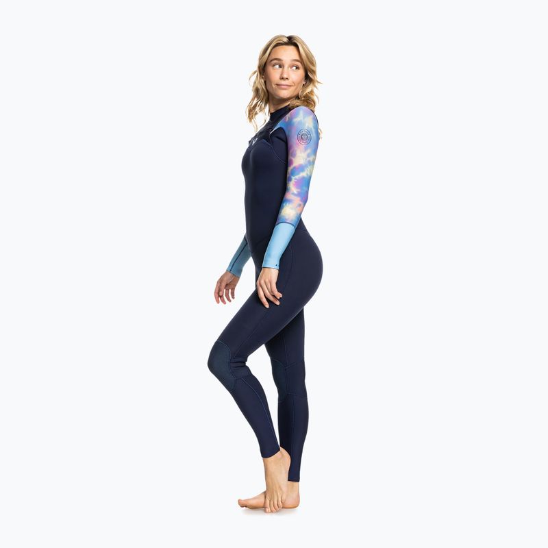 Women's wetsuit ROXY 3/2 Popsurf FZ GBS L/SL 2021 pale marigold dye vibes 7