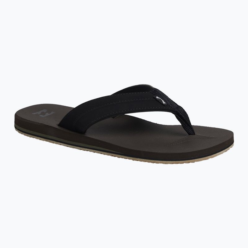 Men's Billabong All Day Impact flip flops chocolate MFOT1BAD-CHO