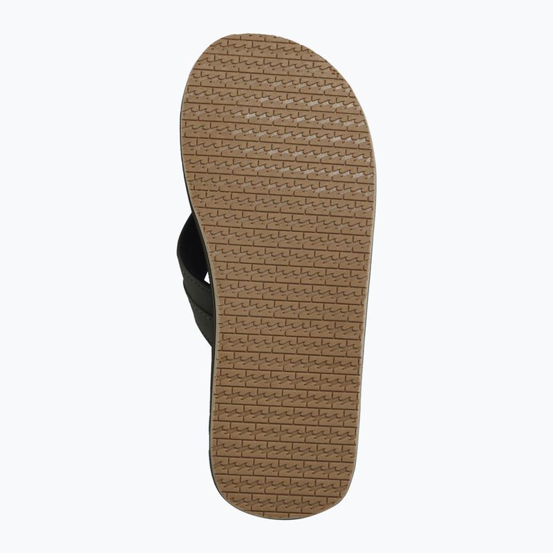 Men's Billabong All Day Impact flip flops chocolate MFOT1BAD-CHO 5