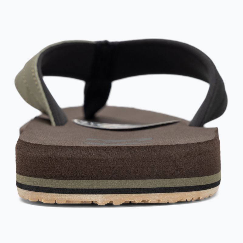 Men's Billabong All Day Impact flip flops chocolate MFOT1BAD-CHO 6