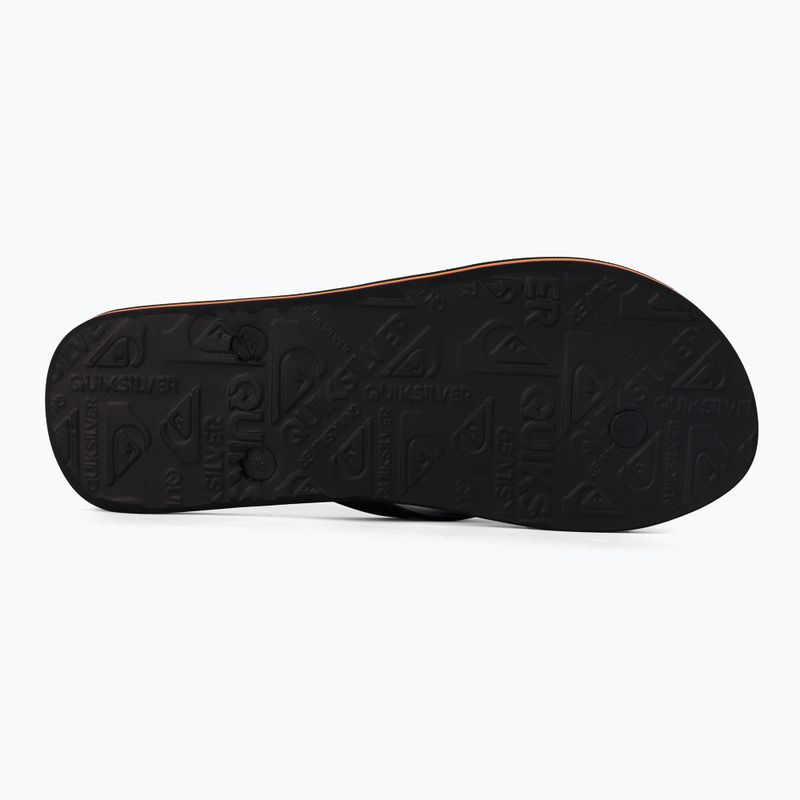 Men's flip flops Quiksilver Molokai Panel black 4