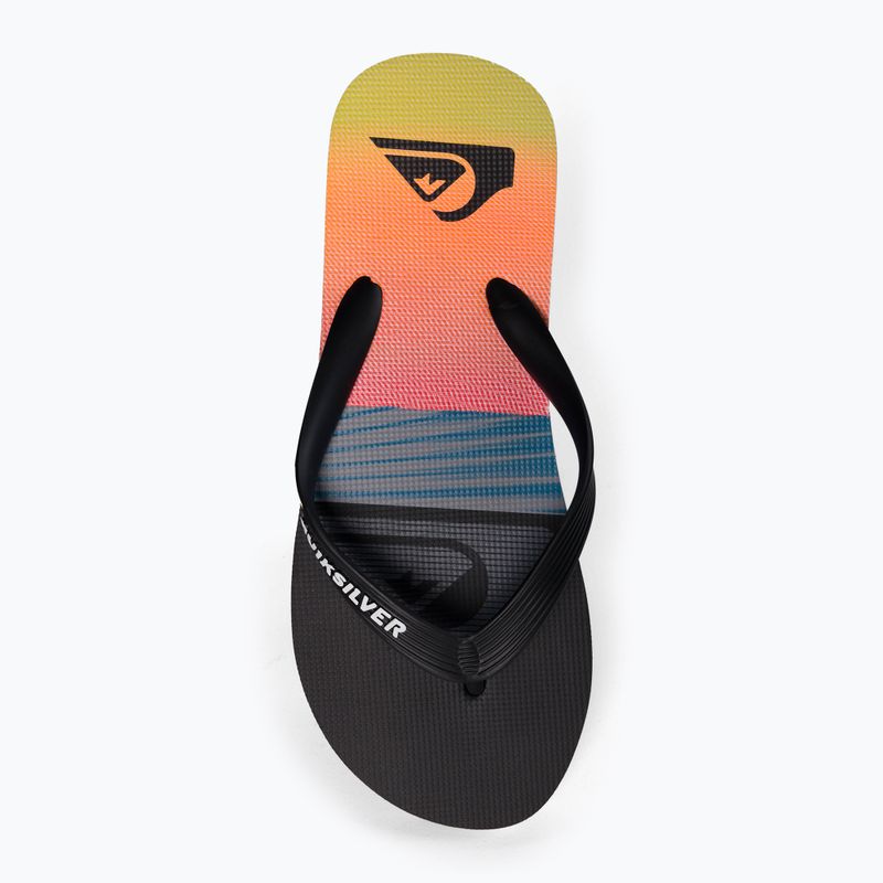 Men's flip flops Quiksilver Molokai Panel black 6
