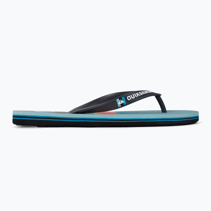 Men's flip flops Quiksilver Molokai Panel blue 2