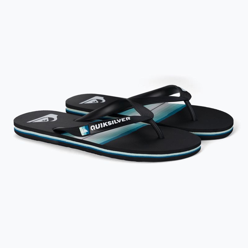 Men's flip flops Quiksilver Molokai Resin Tint black 5