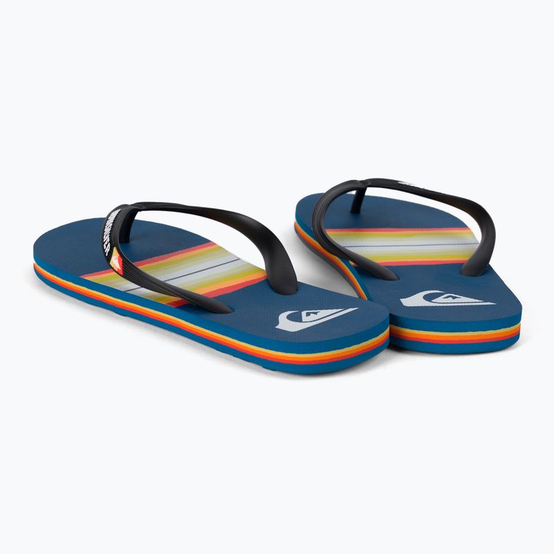Men's flip flops Quiksilver Molokai Resin Tint blue 3