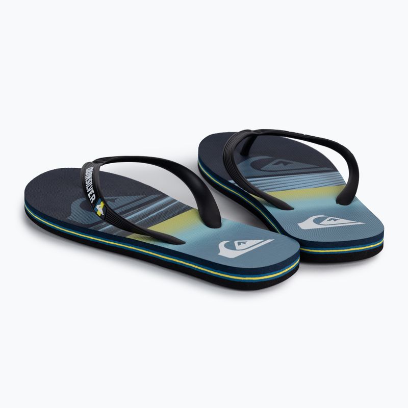 Men's flip flops Quiksilver Molokai Panel blue 1 3