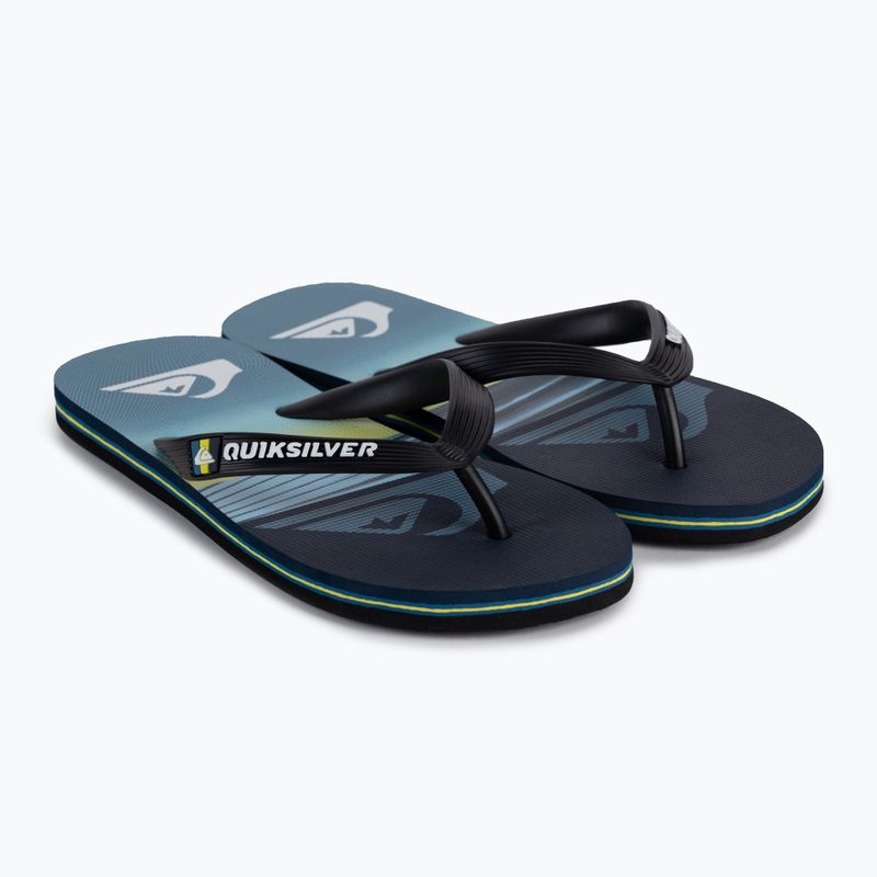 Men's flip flops Quiksilver Molokai Panel blue 1 5