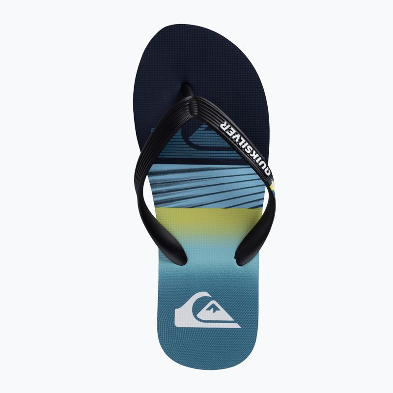 Men's flip flops Quiksilver Molokai Panel blue 1 6