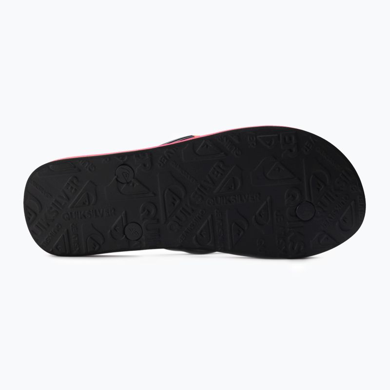 Men's flip flops Quiksilver Molokai Acid Drop black/orange/orange 4