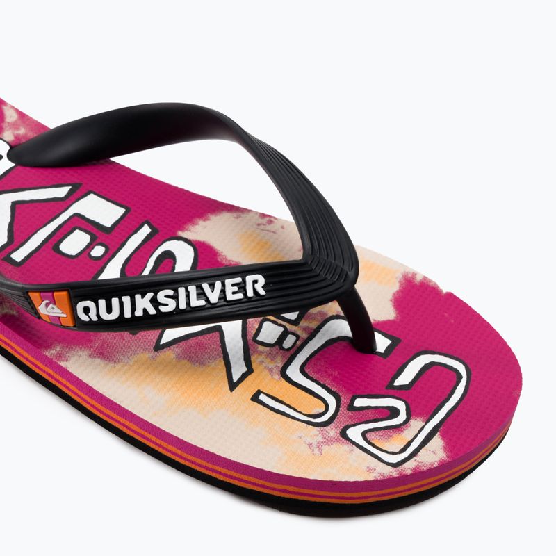 Men's flip flops Quiksilver Molokai Acid Drop black/orange/orange 7