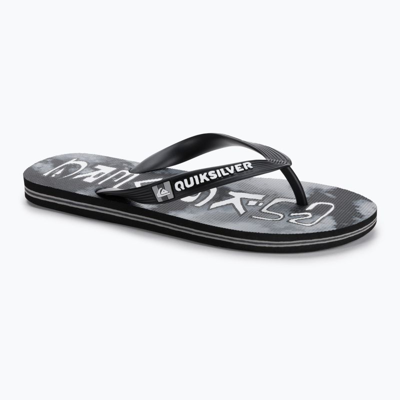 Children's flip flops Quiksilver Molokai Acid Drop black