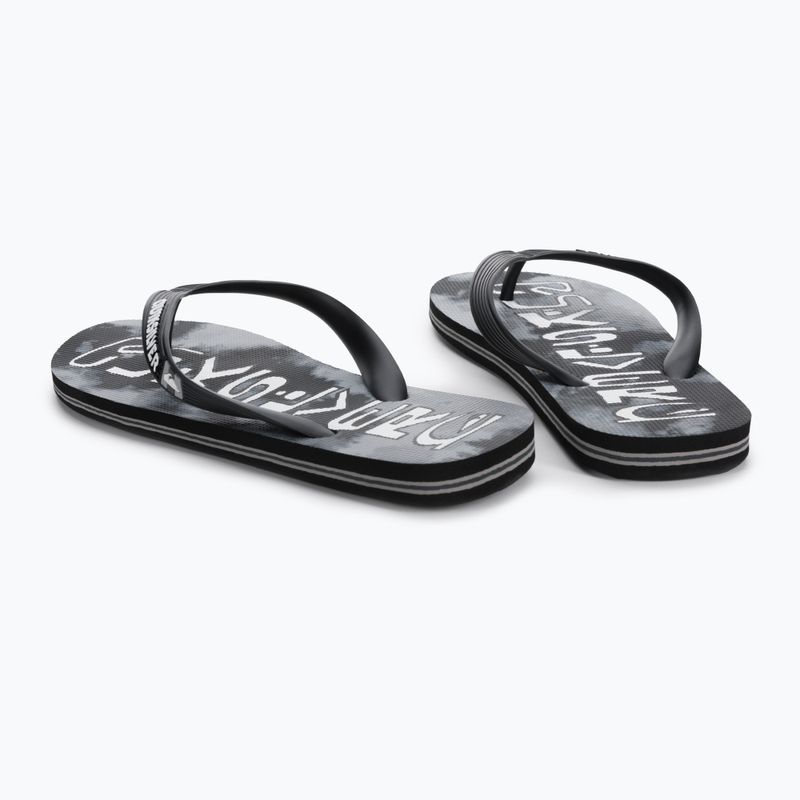 Children's flip flops Quiksilver Molokai Acid Drop black 3