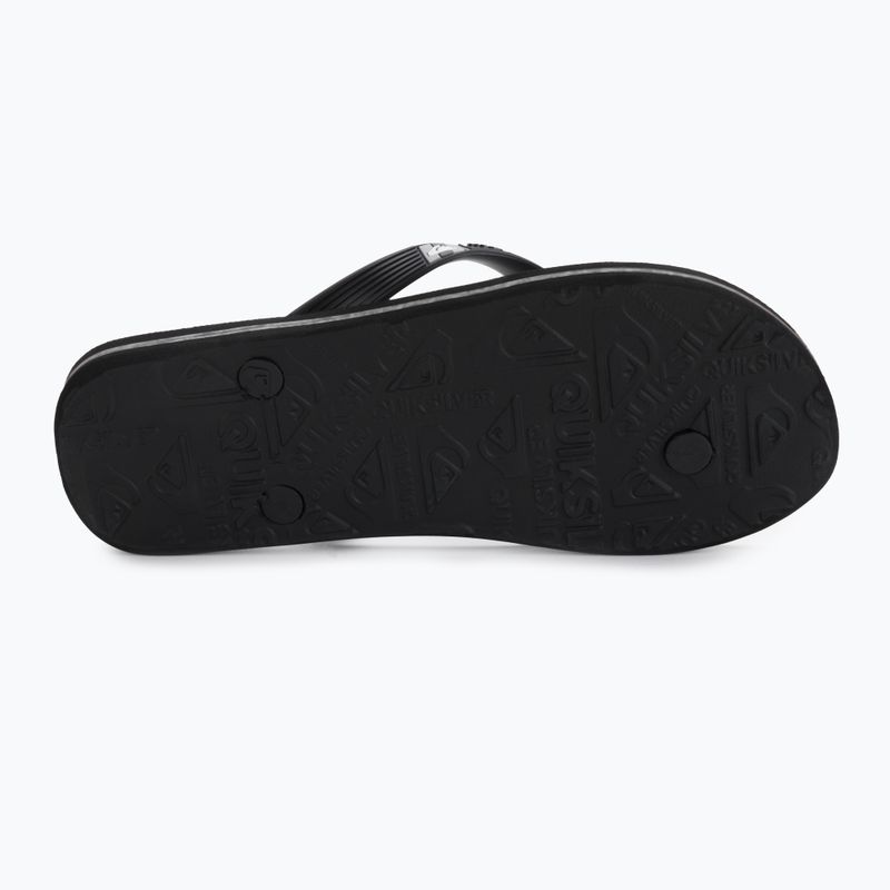 Children's flip flops Quiksilver Molokai Acid Drop black 4