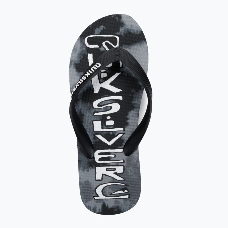 Children's flip flops Quiksilver Molokai Acid Drop black 6