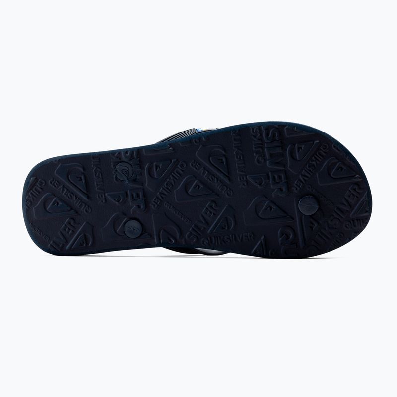 Quiksilver Molokai Art SNDL men's flip-flops blue AQYL101264-BYJ1 4