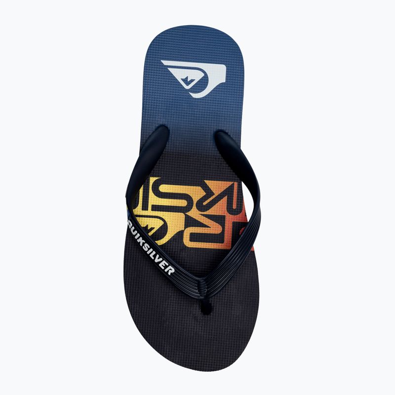 Quiksilver Molokai Art SNDL men's flip-flops blue AQYL101264-BYJ1 6